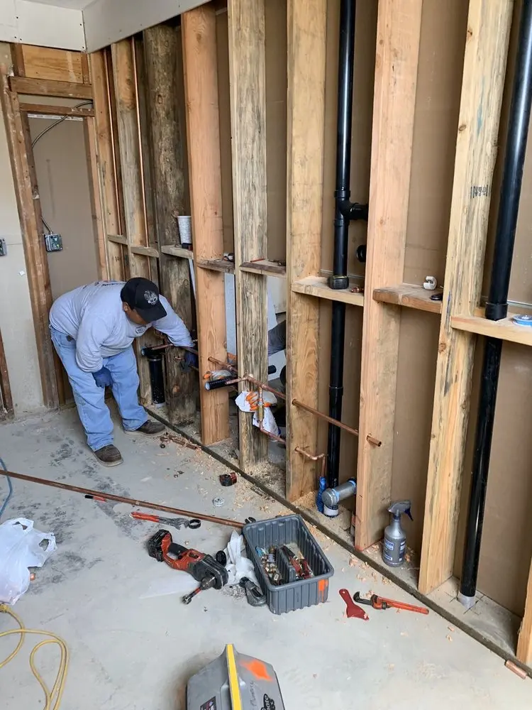 Commercial rough-in plumbing for Gas Line Repair in Historic Hyde Park North